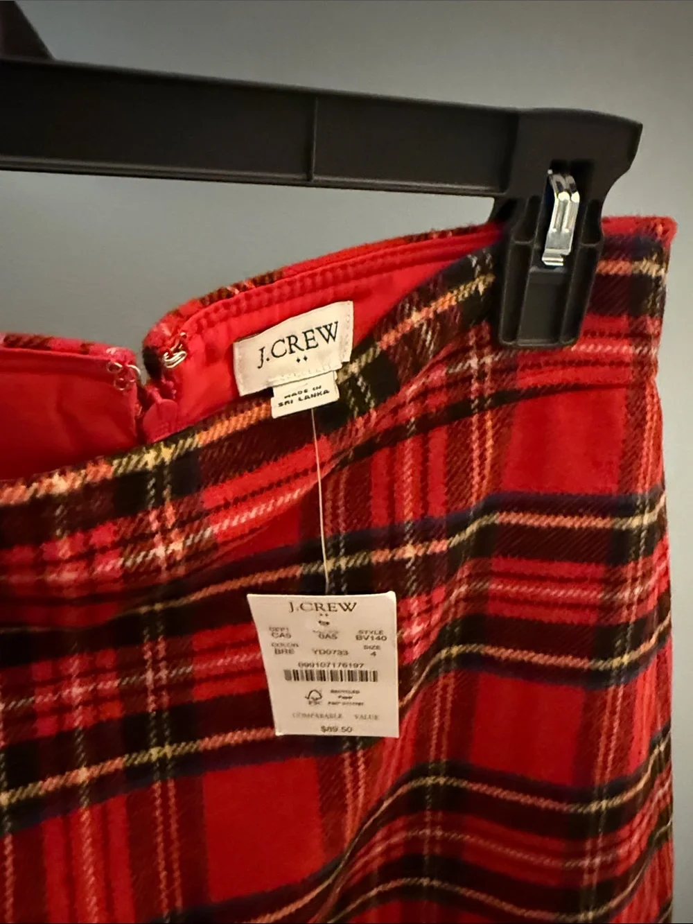 J. Crew classic red